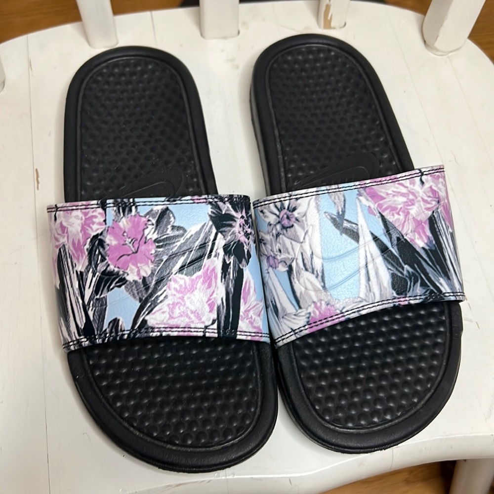 Nike Floral Slides